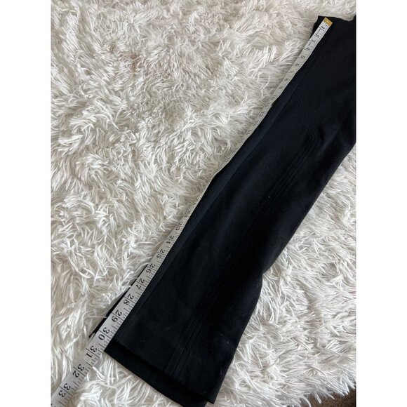 Diane Von Furstenberg Wicker Straight Leg Stretch Pants in Black Sz 6 - Picture 6 of 7